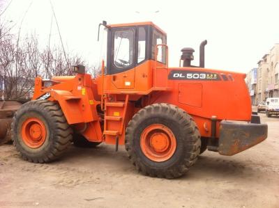A borracha de DOOSAN DL503 cansou o volume da cubeta do peso 3m3 do carregador 16.8T Operat da parte frontal
