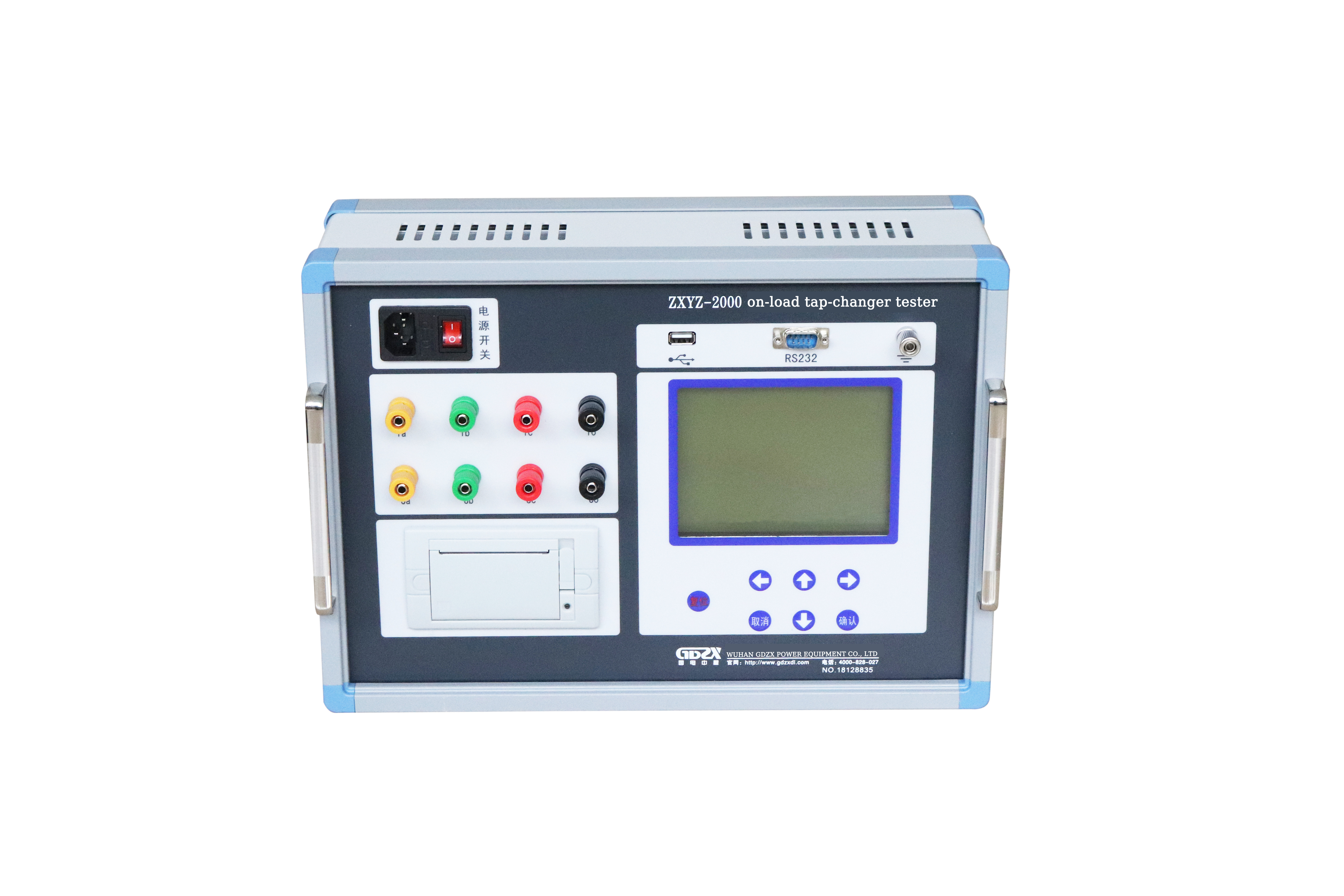 ZXYZ-2002 Трансформатор на загрузке нажатия переключателя тестер с 5,7 '' LCD дисплея