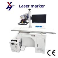 20W 30W 50W 100W Automático gabinete Fibra láser Marcado máquina de grabado con cinta transportadora
