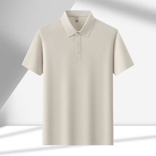 1730 Summer Hot Item 170g 89% Nylon 11% Spandex Fashionable Versatile Men's Polo Shirt