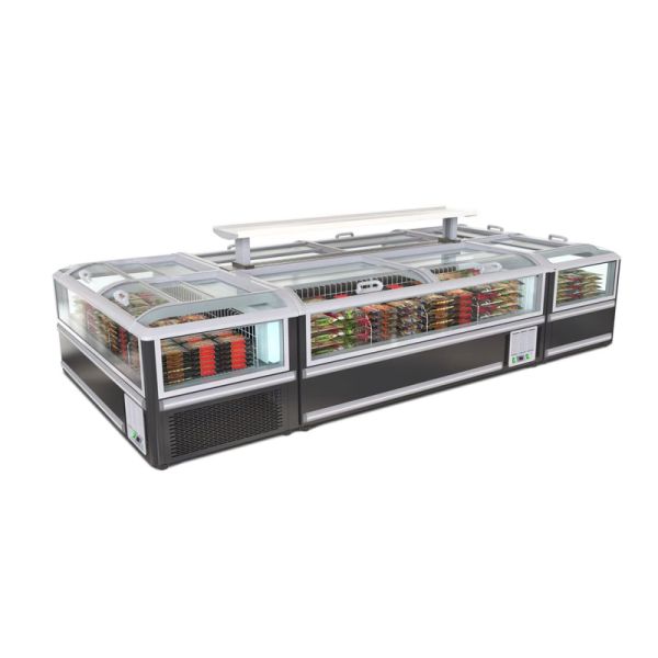 Kitchen Air Cooling Island Ice Meat Deep Chest Freezer