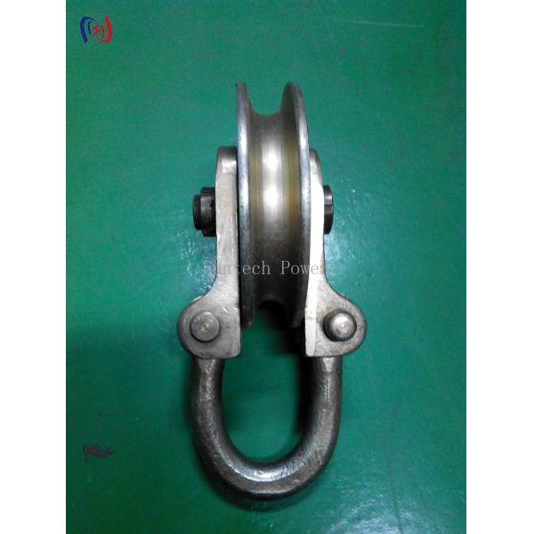 Hoisting Point Block for Transmission Line Construction | 50–80KN Heavy Duty Lifting Pulley