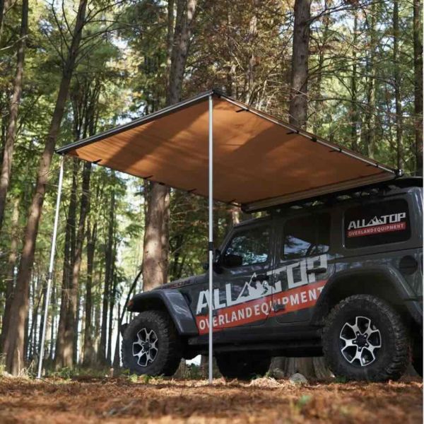 SGS Waterproof Aluminum 4x4 Car Side Tent And Awning For Outdoor Entertainment