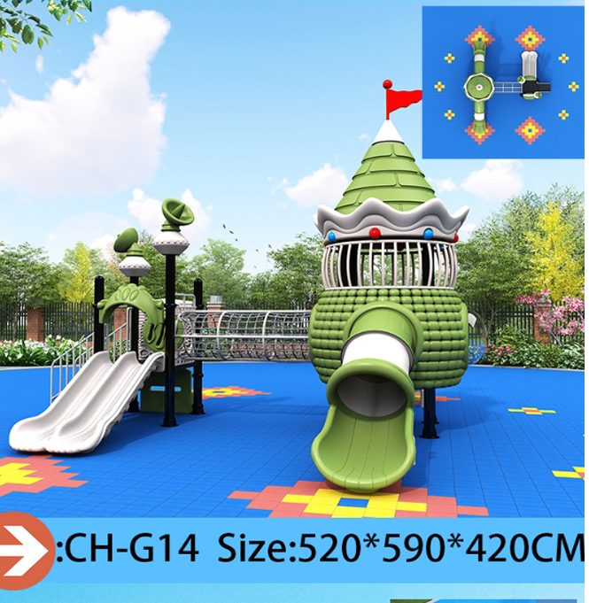 Pumpkin  Robot Theme Large Outdoor Playground Slide  Custom Plastic Combination Slides Climbing Tunnels Adventure Tubes for Parks Kindergartens  Resorts