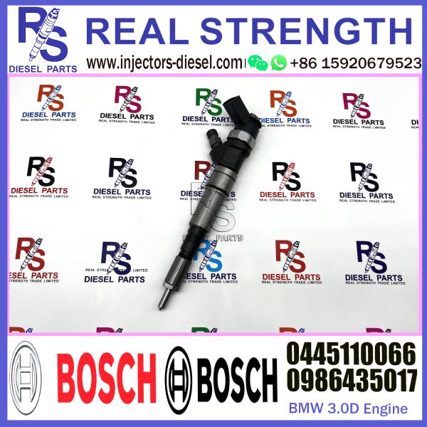 Diesel Fuel Common Rail Injector 0445110266 0986435017 For BMW/LAND  ROVER 3.0D Engine
