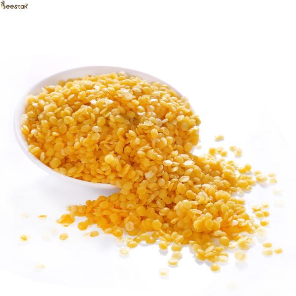 100% de cera de abelha amarela natural pura Granulado Paleta Nível de alimentos e medicamentos cera de abelha