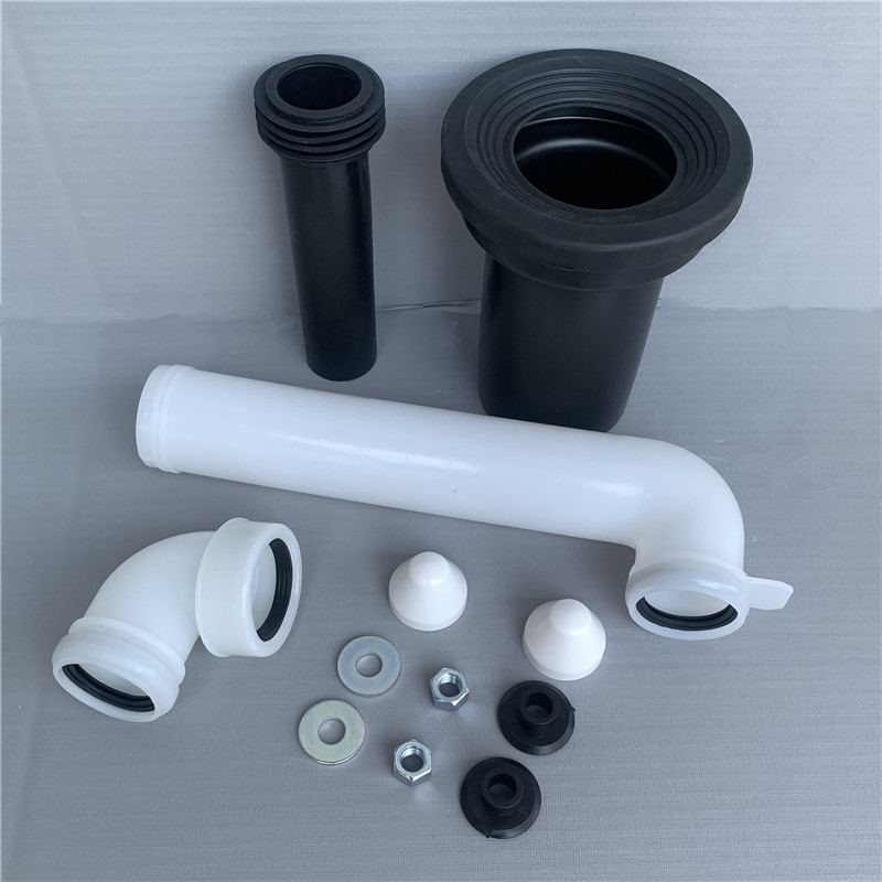In-Wall Concealed Toilet Flushing Elbow Pipe Anti-Clogging Water-Saving Thickened Suitable For Multiple Models Of Toilet Seat Accessories HDPE