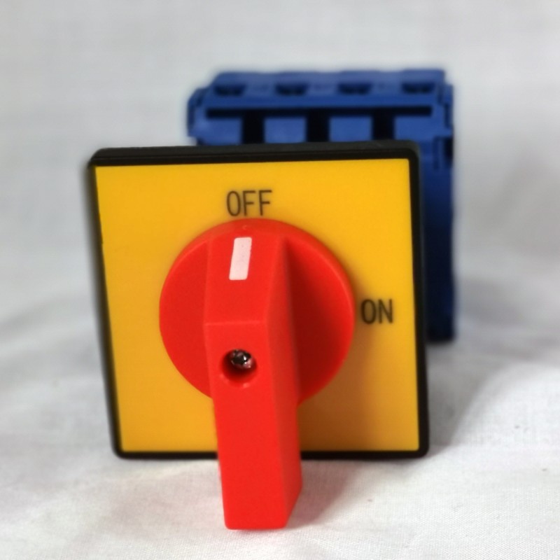Single-Hole Panel Mounting Installation LW30 Series 25A Rotary AC Isolator Switch 4P Isolator Main Switch Cam Type