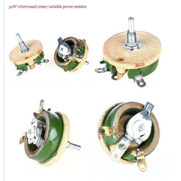Высокомощный проволочный потенциометр вращающийся реостатический диск керамический переменный резистор 25W 50W BC1-50W BC1