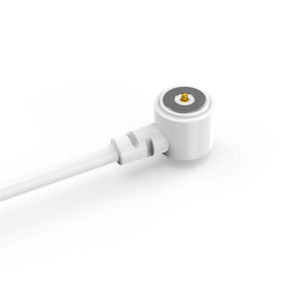 Dia.8.0MM White TPE Cable Magnetic USB Cable Connector 48H Salt Spray Test