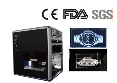 3D Crystal Glass Laser Engraving Machine , Middle Size Crystal Glass Picture Engraving Unit
