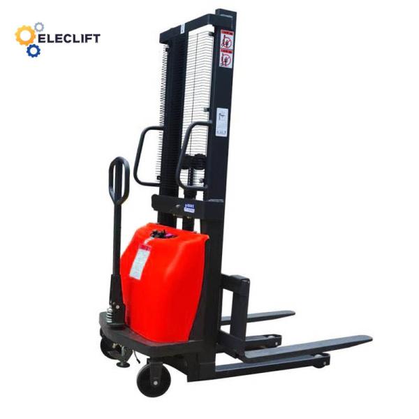 2000kg Semi Electric Pallet Stacker Truck 1400mm Overall Length