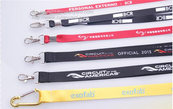 Tailored screen print polyester neck ribbon factory wholesaler in China
