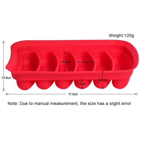 Meat sausage ham box silicone 6 hot dog box homemade DIY sausage mold baby food supplement cake baking mold