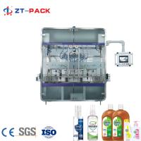 linha de produção 0.6mpa desinfetante máquina de enchimento líquida da multi cabeça de 50hz 1kw