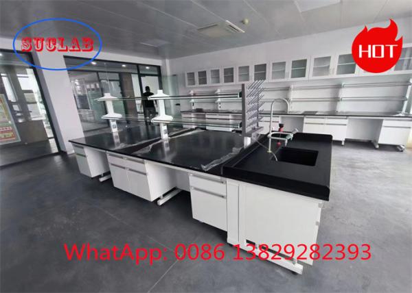 Chemistry Lab Workbench Steel Wood Laboratory Work Benches with Phenolic Resin Worktops