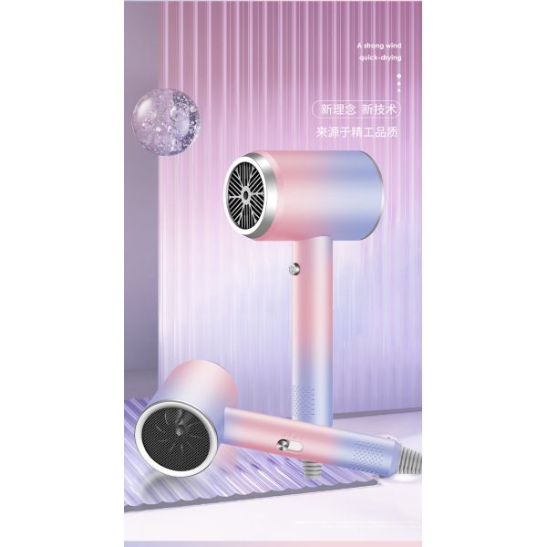 Advanced Blue Light Ion Technology Net Red Hair Dryer with High Power and Hot/Cold Air