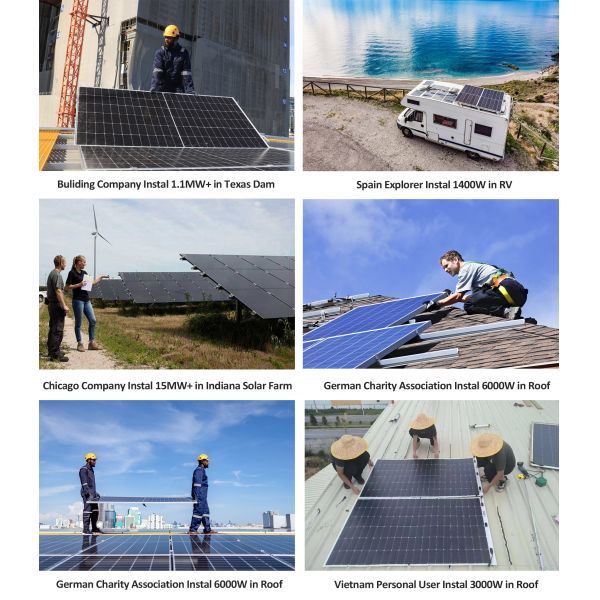 PERC JA Солнечная панель 108 ячеек Моно Харф ячейка MBB 400W 405W 410W 415W 420W 425W 450W GB двойного стекла