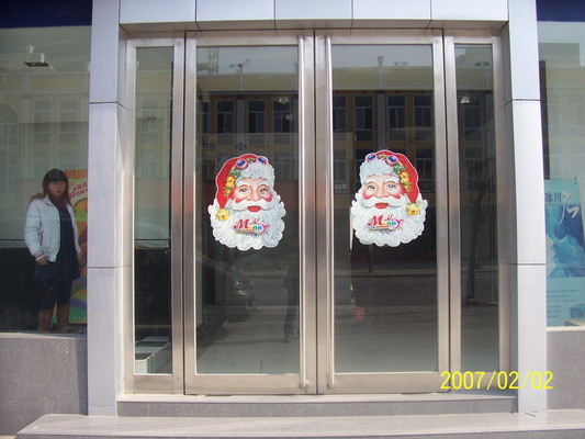 Soundproof Aluminium Casement Door With Double Glazed Glass Color Optional glass door hinge adjustable hinge tempered