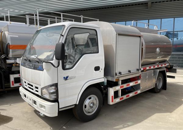 ISUZU 6 roda o caminhão do reabastecimento da aviação do combustível do JATO A1 da liga de alumínio