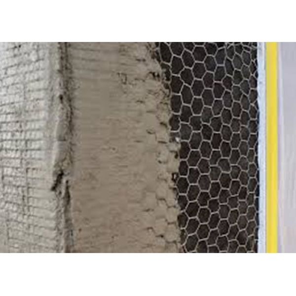 Hexagonal Wire Mesh Used As Stucco Mesh To Reinforce Roof And Wall