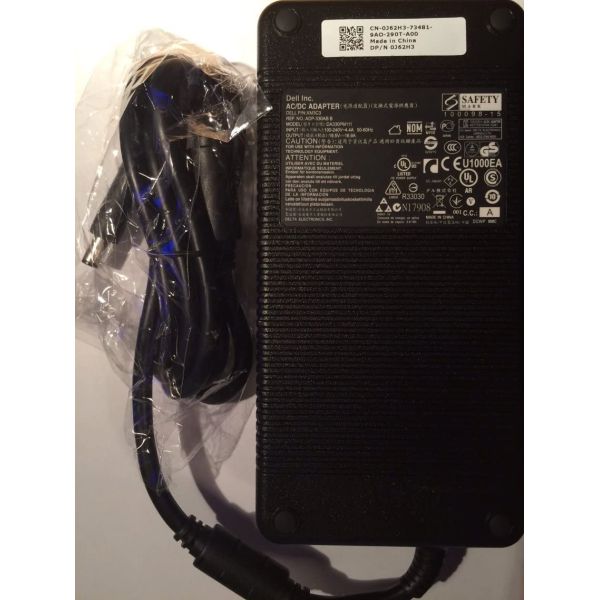 19.5V 16.9A Dell Laptop AC Adapter 330W With 6 Foot Power Cord