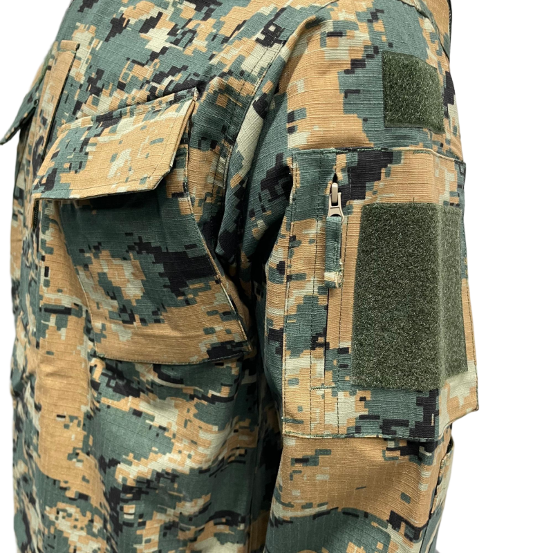 Digital Camouflage Wear-Resistant Outdoor Tactical Training Uniform Camo Jacket