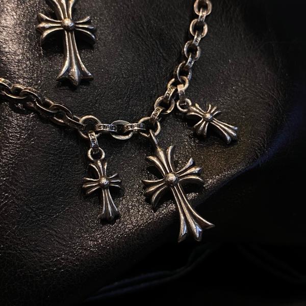 3 Layer 925 Silver Necklaces Fashionable With Alphabet Charms