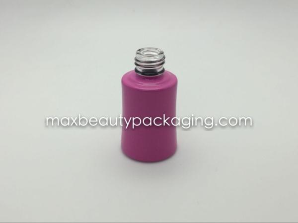 powder coating gel polish bottle double coating different color gel polish bottle nail polish packaging cap and brush