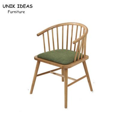 Le cuir d'unité centrale a tapissé diner les jambes en bois légères Sofa Design de chaises