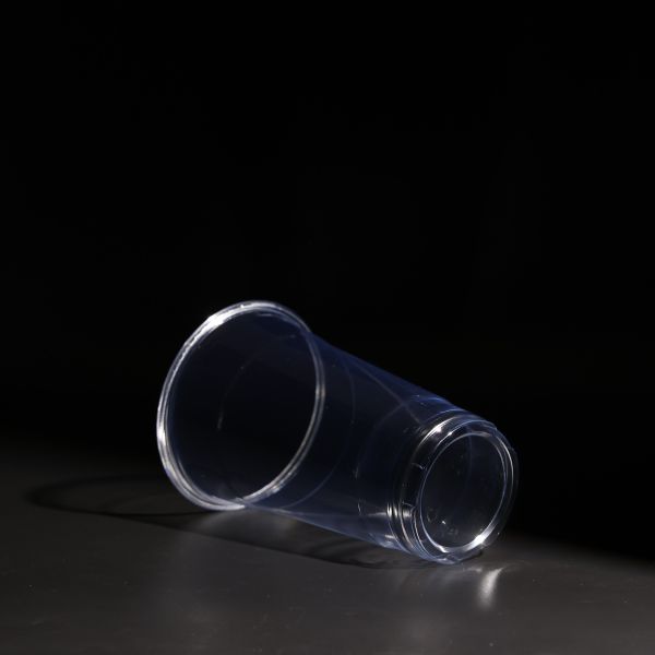 Stackable Clear PET Disposable Cup 30oz Capacity Custom Logo For Cold Beverages