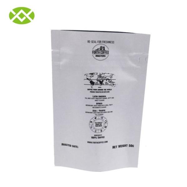 Custom Printed Resealable k Doypack Stand Up Pouch , Aluminum Foil Kraft Bag Packaging