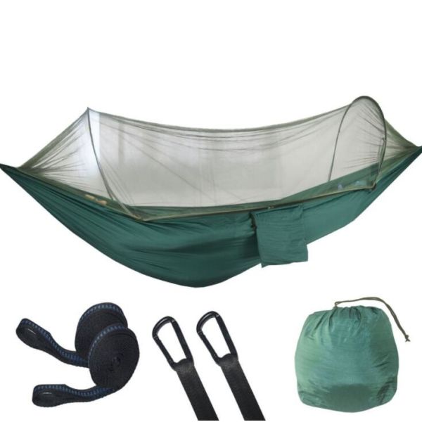 Two Persons Outdoor Portable Hammock , 210T Nylon Travel Camping Hammock