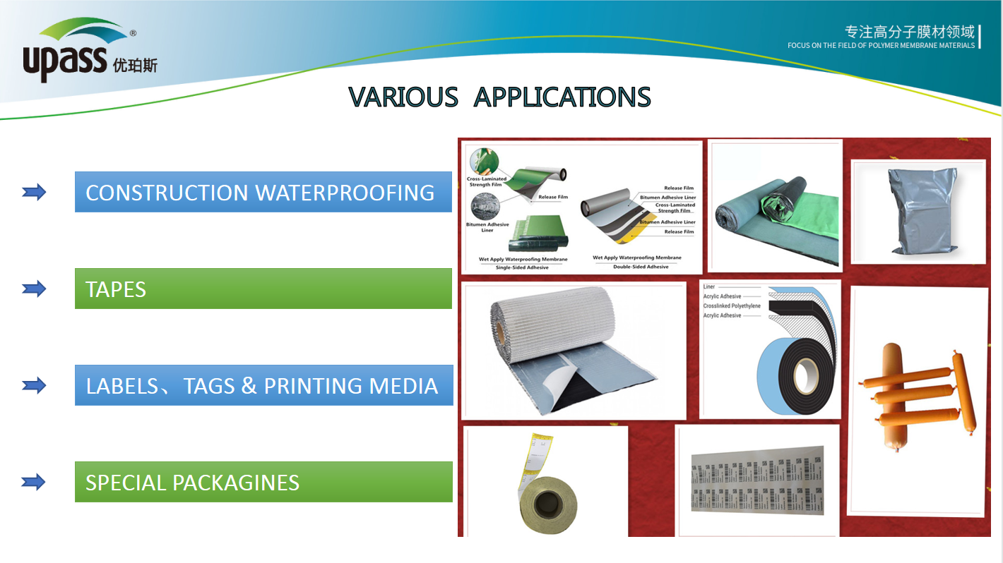 PE / PP Силиконовая пленка с силиконовым покрытием HDPE Film