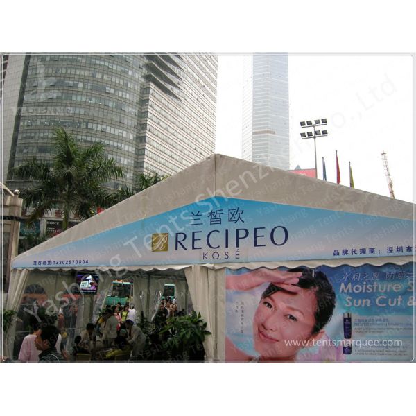 Outside Fabric Tent Structures 80KM / H Wind Load For Promotional Activities