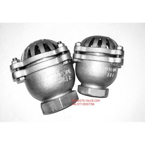 JIS 5K Stainless Steel Inline Foot Valve CF8 / CF8M with Thread End