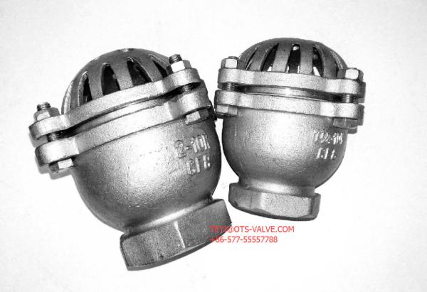 JIS 5K Stainless Steel Inline Foot Valve CF8 / CF8M with Thread End