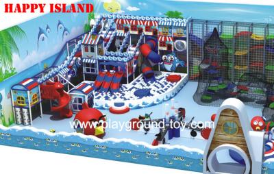 Indoor Playground For Kids , Childrens Playground Equipment Pirate Ship Series