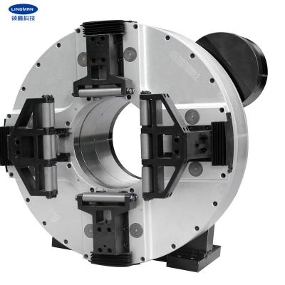 Torno pneumático do CNC de Chuck For do curso completo da precisão alta