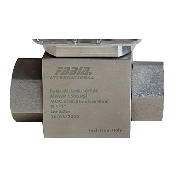 Ручной двухсторонний шаровой клапан сверхвысокого давления из нержавеющей стали