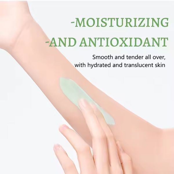 Crema para el cuidado corporal para piel seca, marca privada, hidratante, hidratante, loción de té verde vegetal, reparadora, manteca corporal de té verde