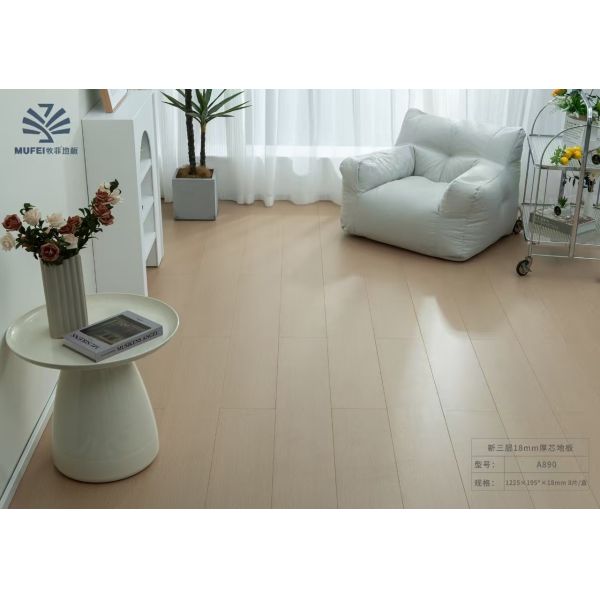 German Technology 8.3mm/12.3mm HDF Oak Laminate Flooring Waterproof, V-Groove, Floating Installation