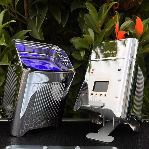 6*18w RGBWA UV 6IN1 Battery Operated Uplighting Battery Up Lights