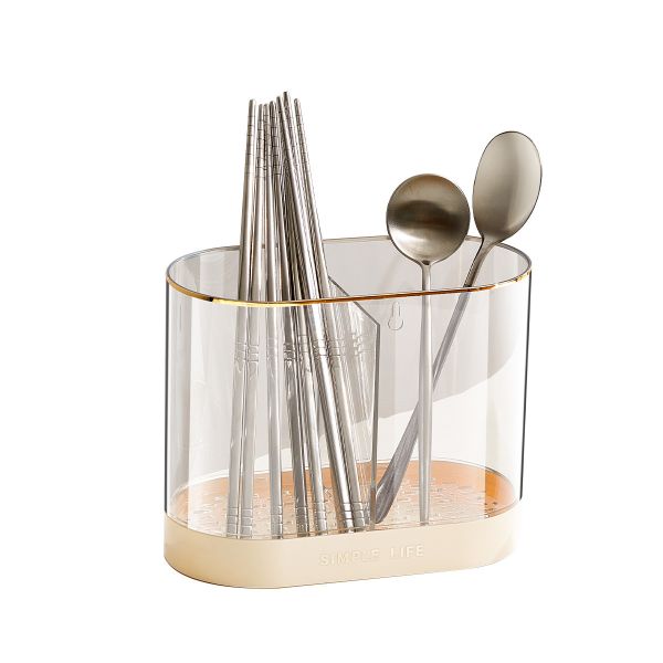 single grid and double grids Kitchen Spoon Fork Chopstick Storage Utensil Holder Organizer