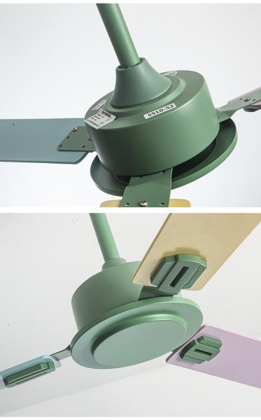 42/52/56 pouces télécommande DC lames de contreplaqué design de mode salon moderne cuisine café Ventilateur de plafond Pas de lumière