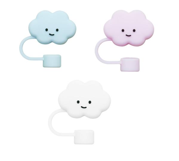 Grátis FULL silicone não tóxico PVC livre de BPA livre de silicone palha Topper Cloud Covers perfeito para 6-12mm palha