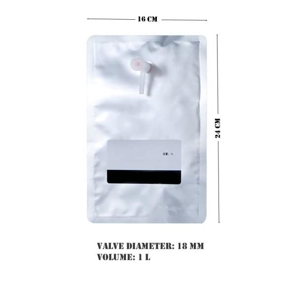Gas Sampling Bags,Aluminum Foil Air Sample Bags 0.1~15L For Gas Collection And Storage