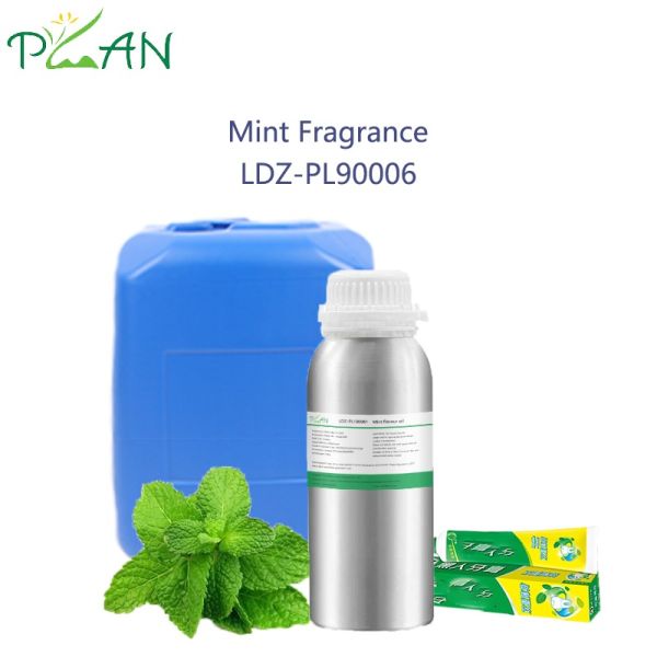 Fragrancia de menta de alta pureza para pasta de dientes haciendo muestra