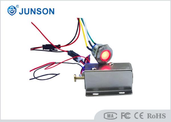 30mm Connector 0.32A 3.8W 10mm Lockpin Electric Cabinet Lock
