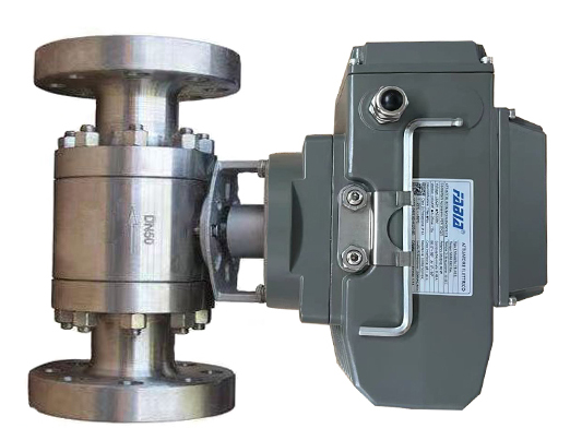 Высокое давление Моторизованный шаровой клапан Три части фланцевый шаровый клапан мини